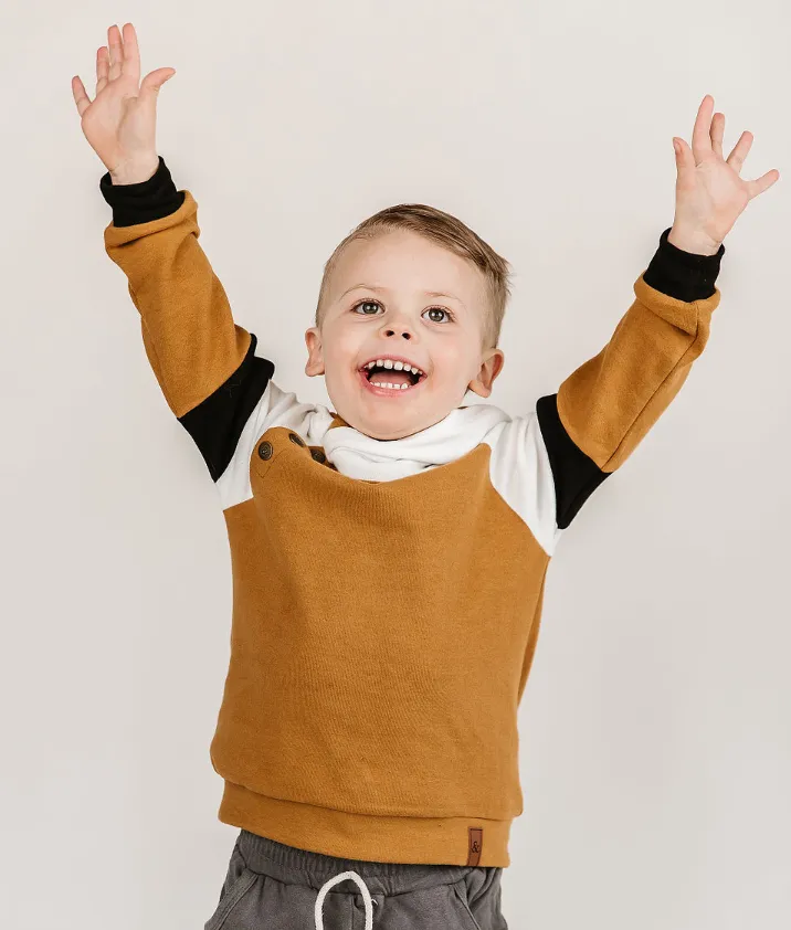Ampersand Ave - Rustic Children's Double Hood(TM) in Camel