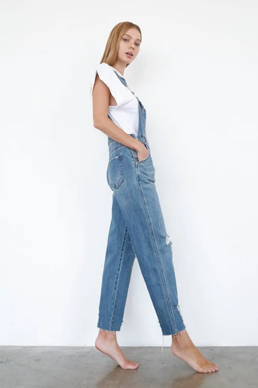 Ballerina Farms Denim Overall Jumpsuit