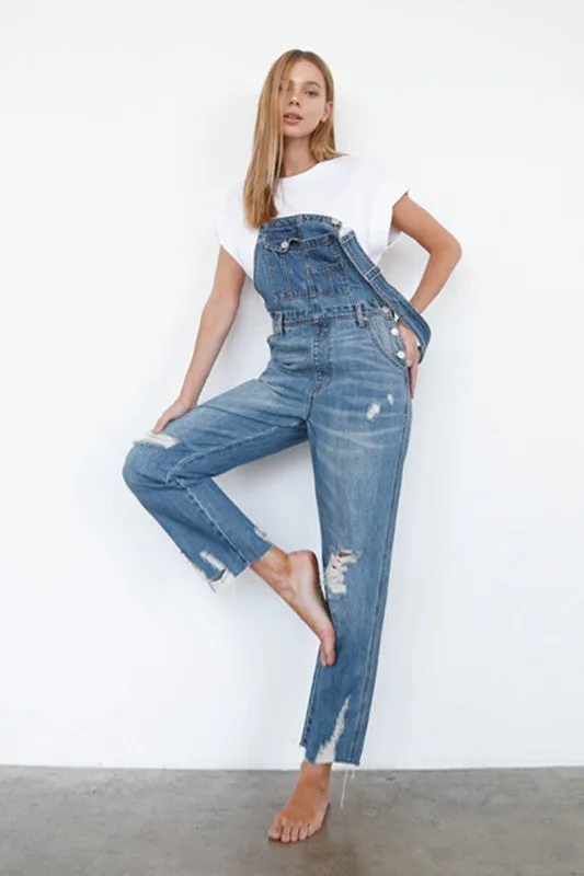 Ballerina Farms Denim Overall Jumpsuit