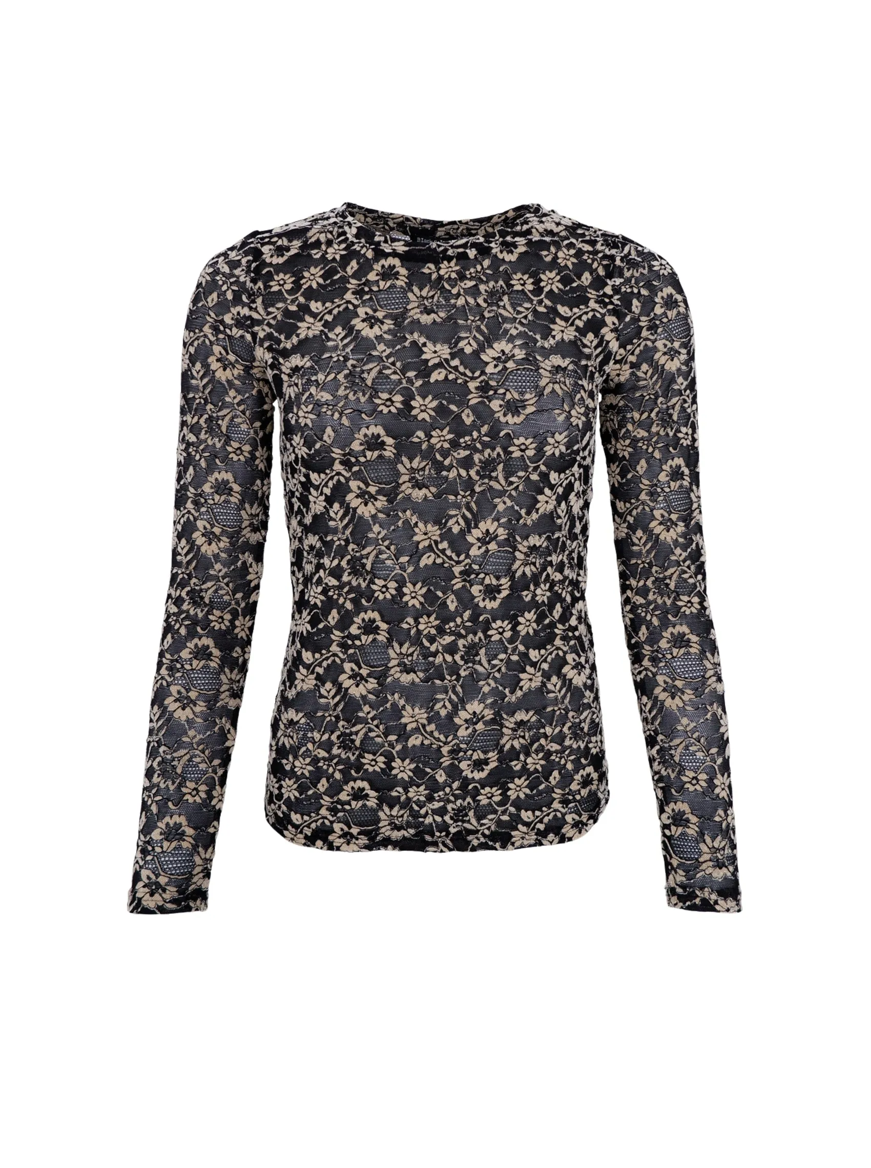 BCSOLENE lace blouse - Black Beige