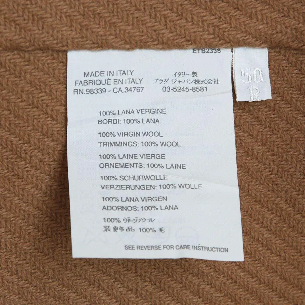 Beige Heavy Shetland Wool Twill Jacket