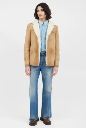 Beige Shearling Jacket