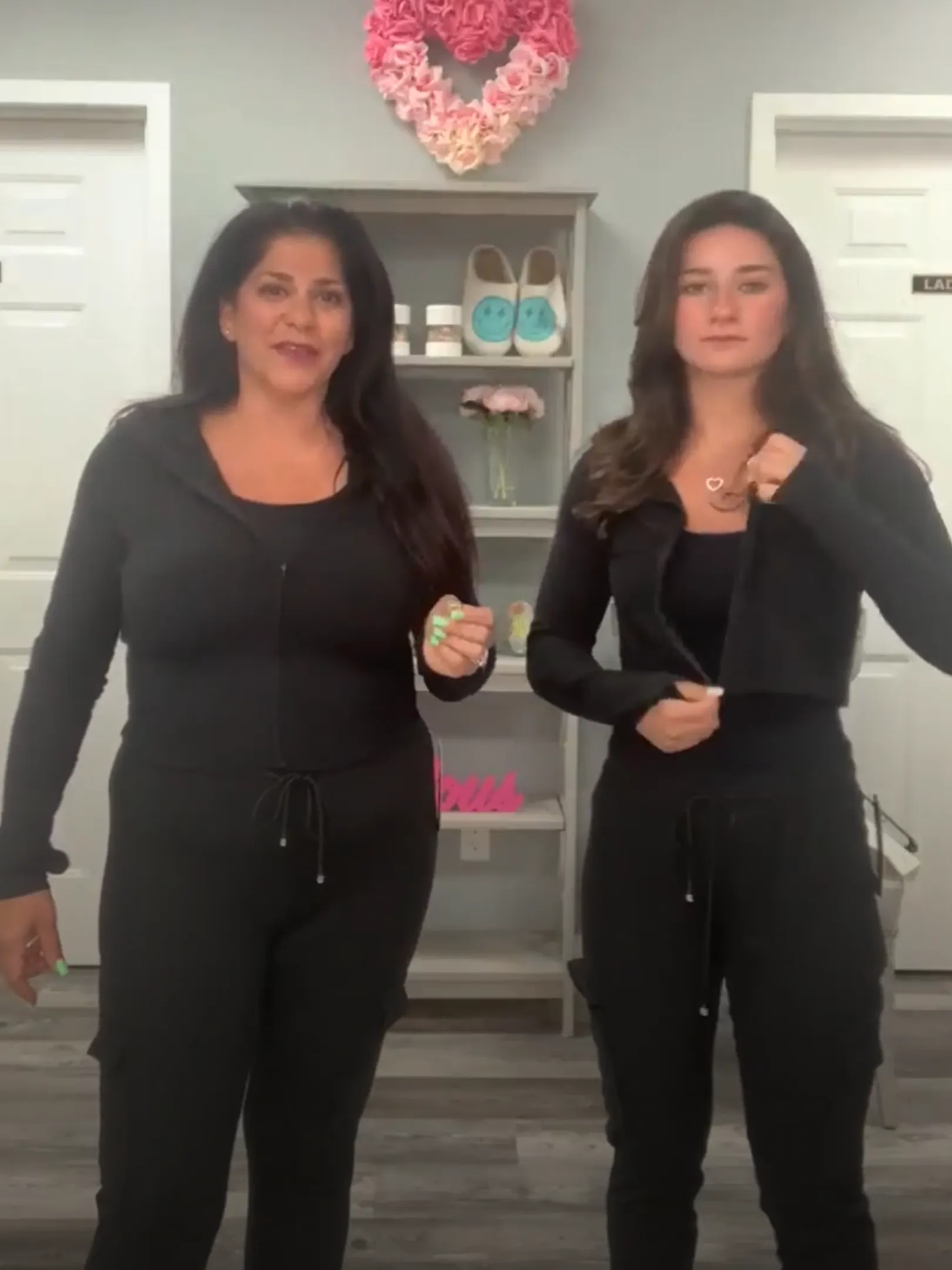 Black Yummy Cropped Zip Hoodie