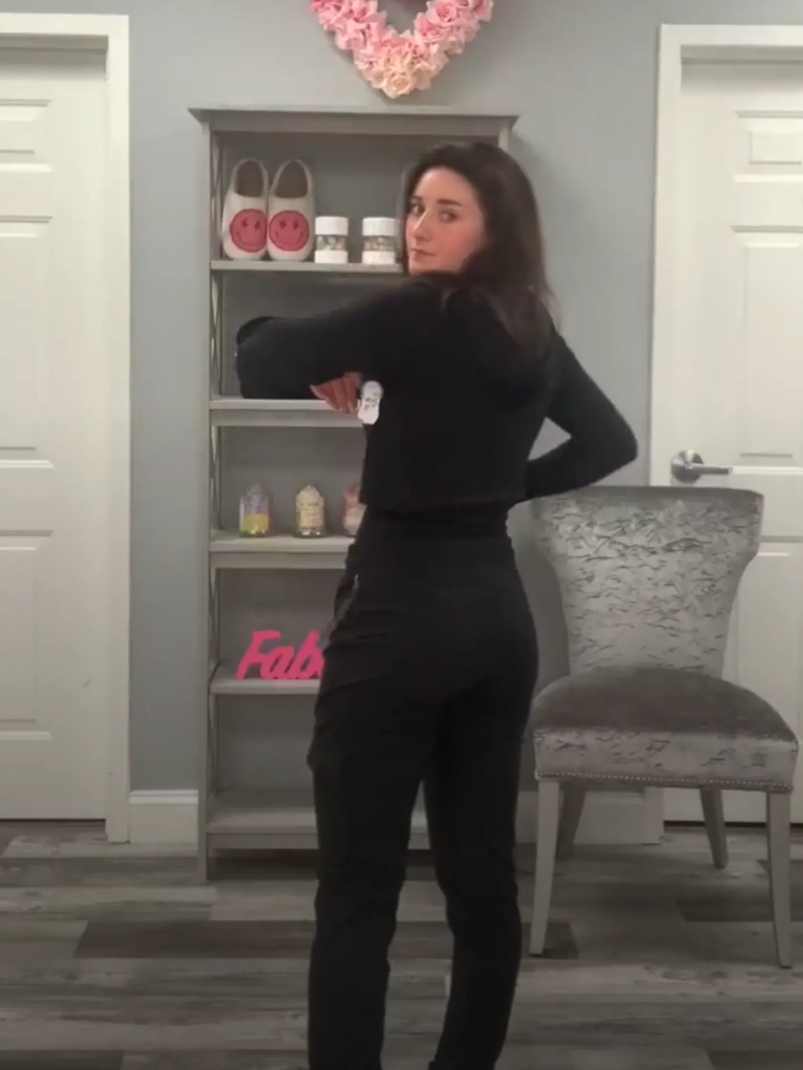 Black Yummy Cropped Zip Hoodie