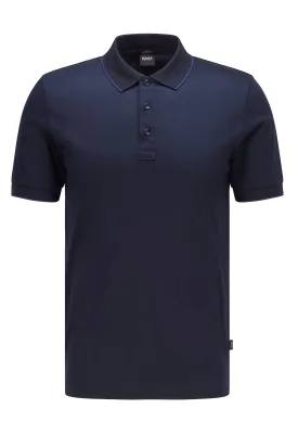 BOSS Phillipson 97 Slim Fit Polo Shirt Dark Blue