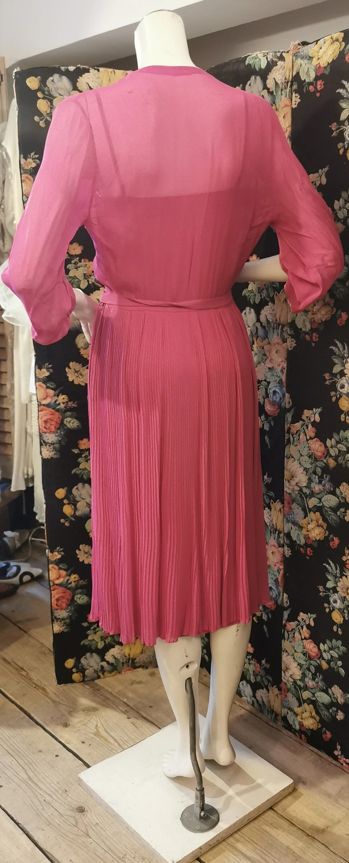 Christian Dior chiffon dress