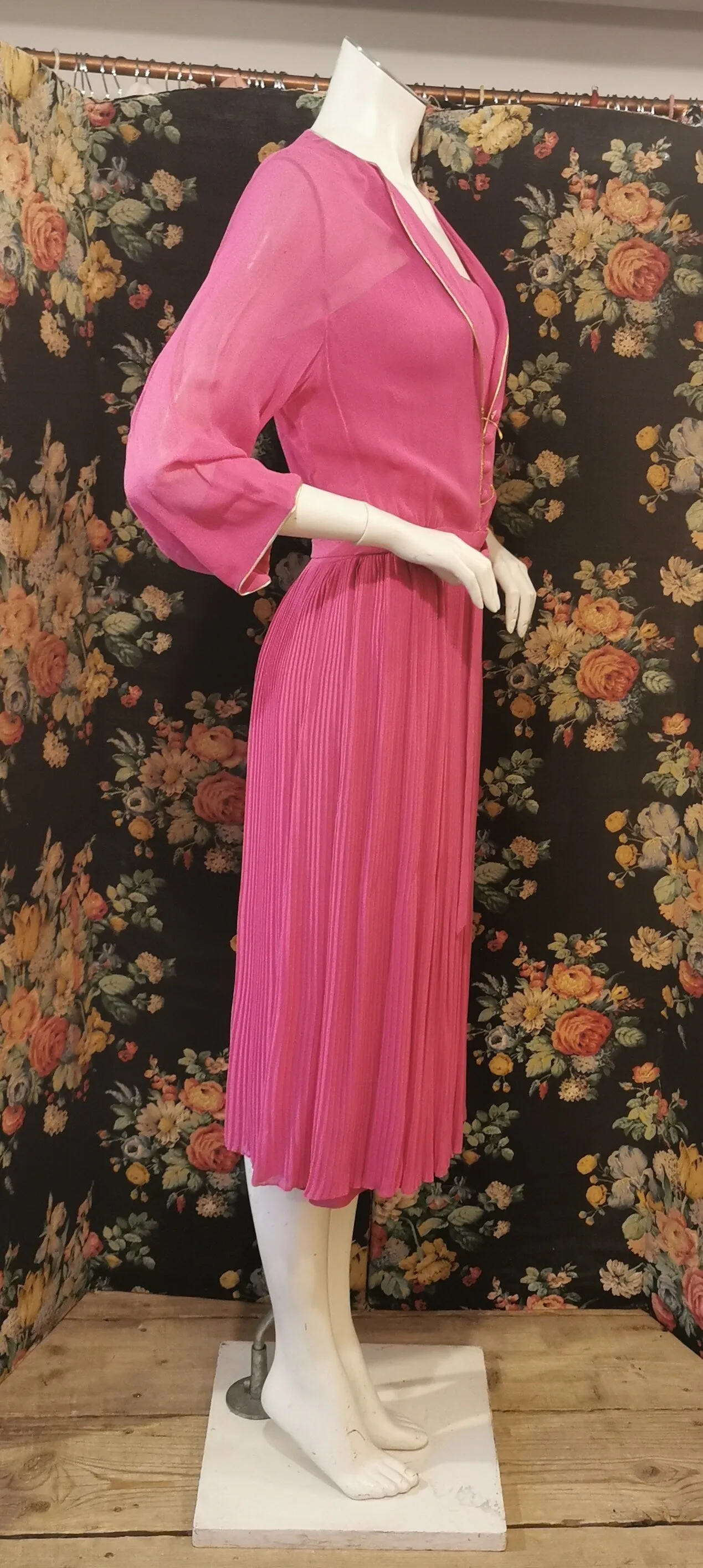 Christian Dior chiffon dress