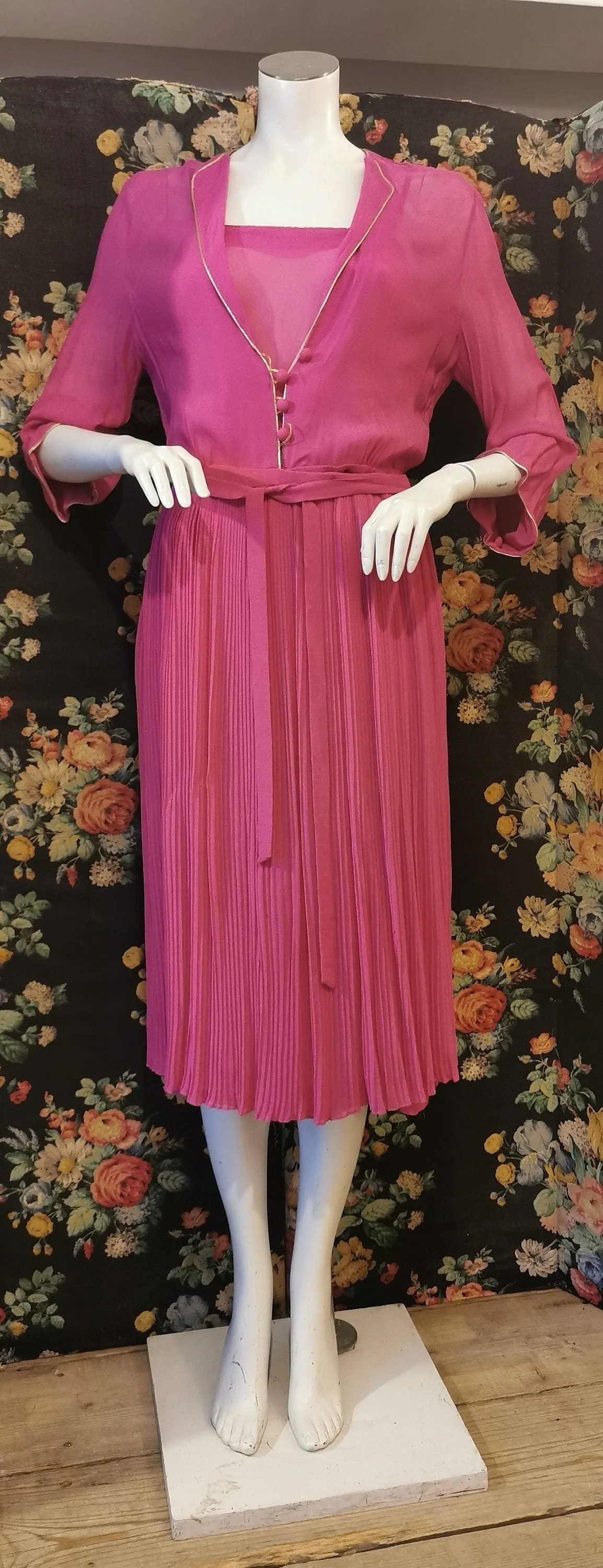 Christian Dior chiffon dress