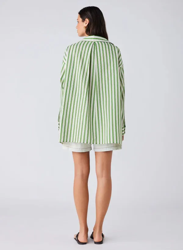 Esmaee Infinity Shirt - Fern Stripe