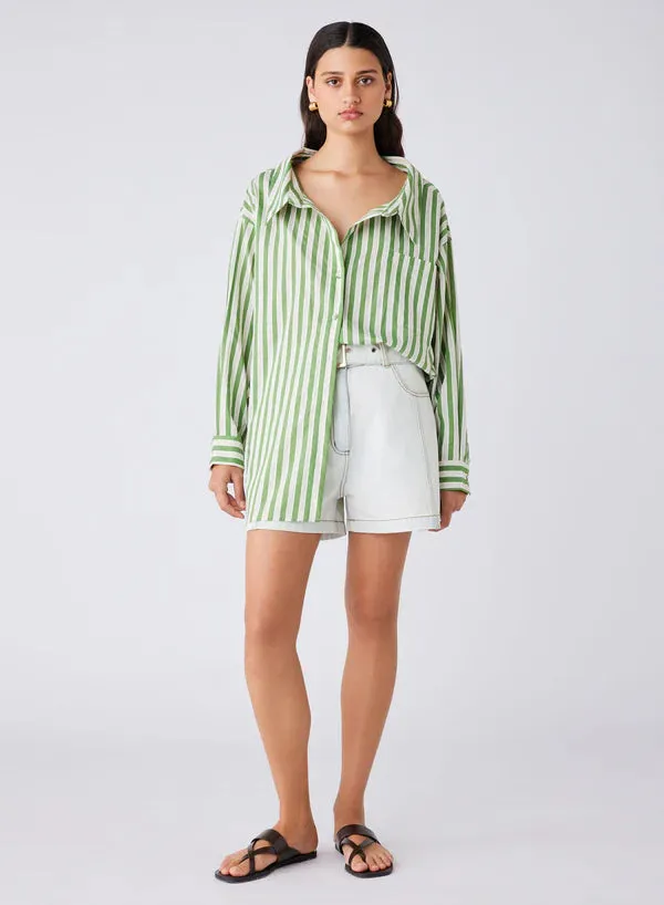 Esmaee Infinity Shirt - Fern Stripe