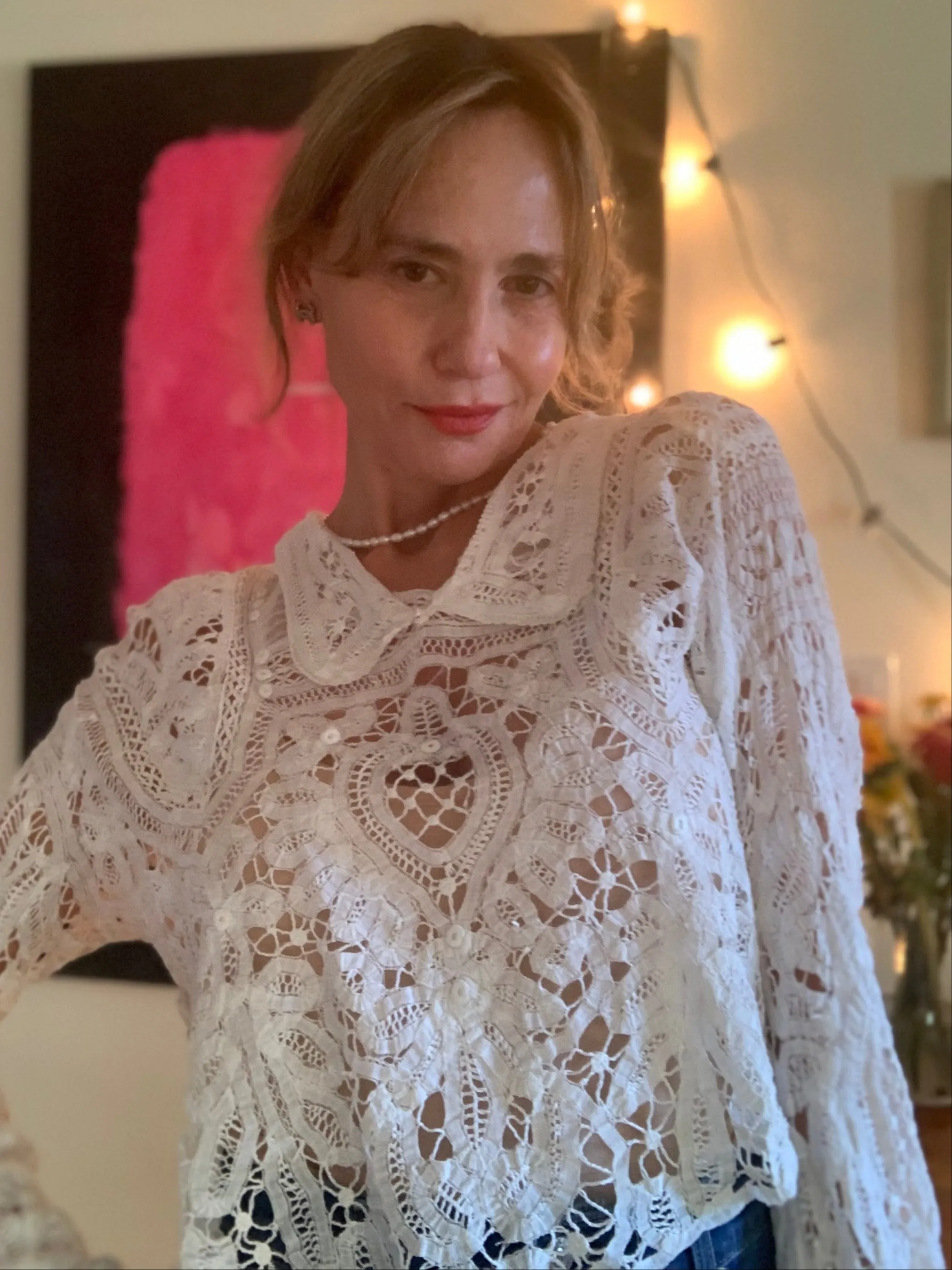Hand Made Lace Antique Blouse - 1890s