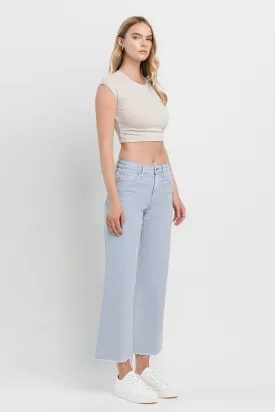 High Rise Crop Wide Leg