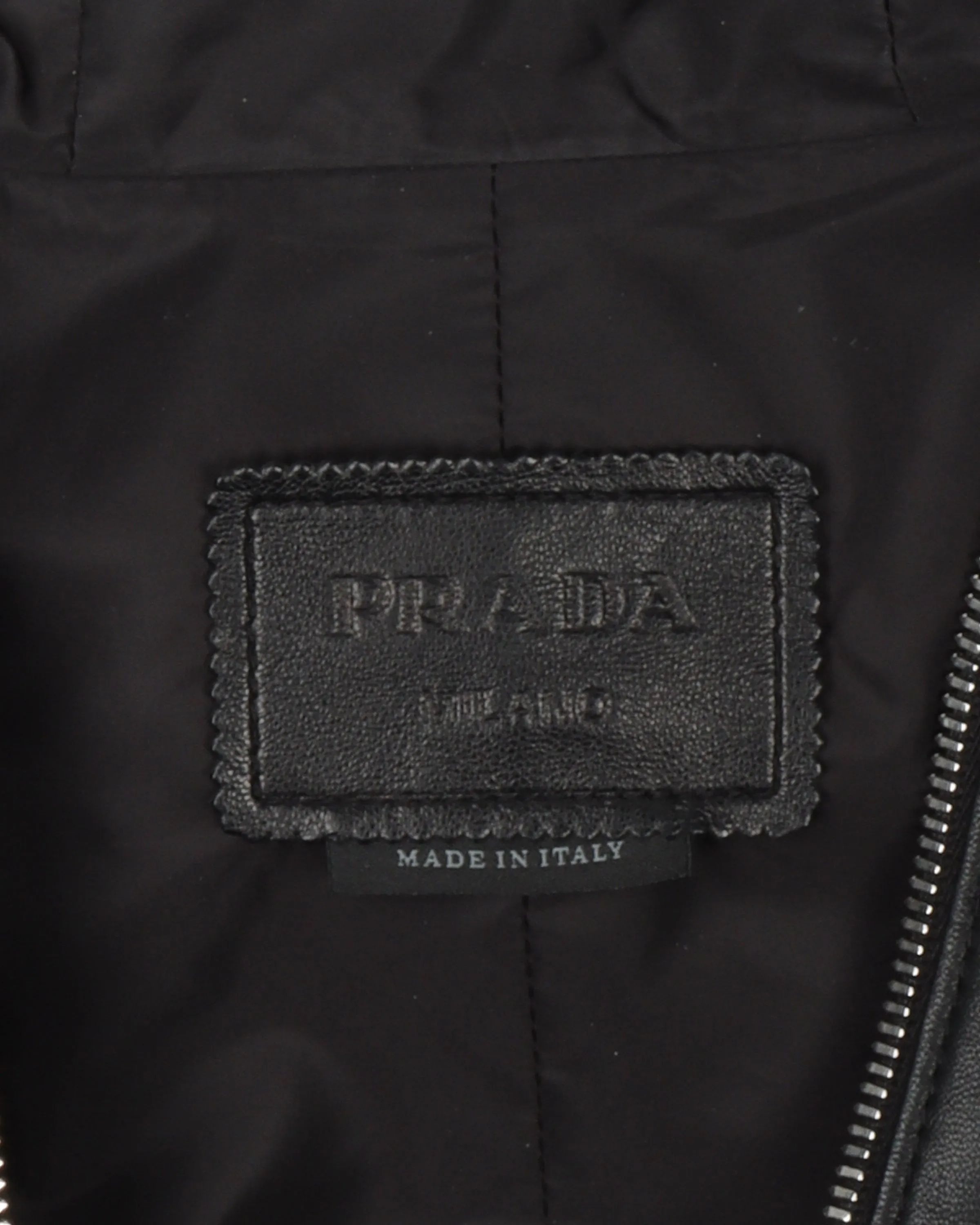 Hooded Leather Jacket