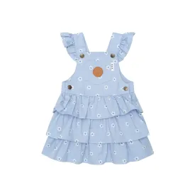 Huxbaby Ditsy Floral Tiered Overall Dress