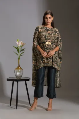 Kaftaan printed  top with   pants