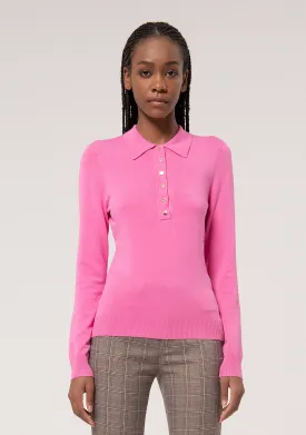 Knitted polo slim fit
