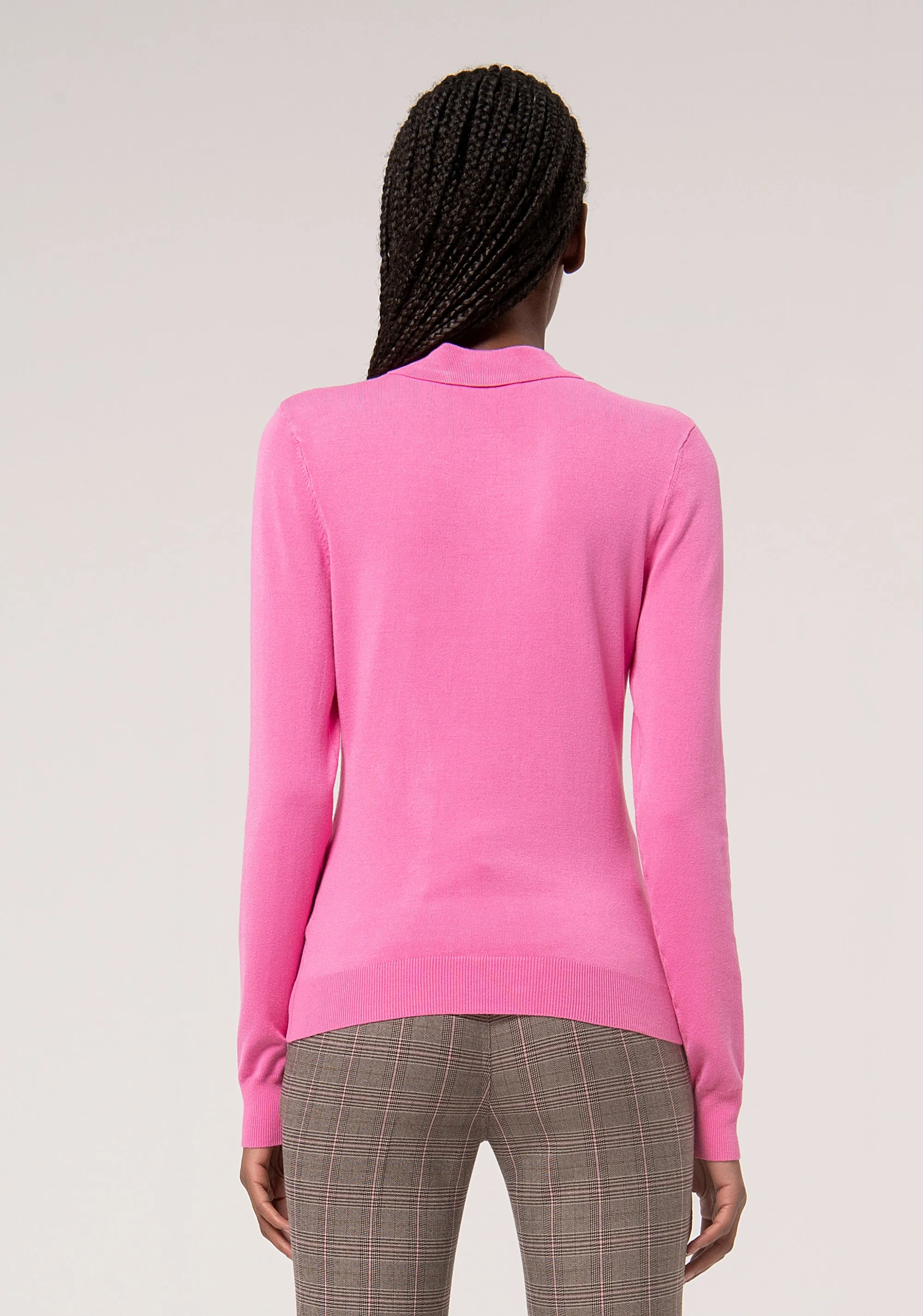 Knitted polo slim fit