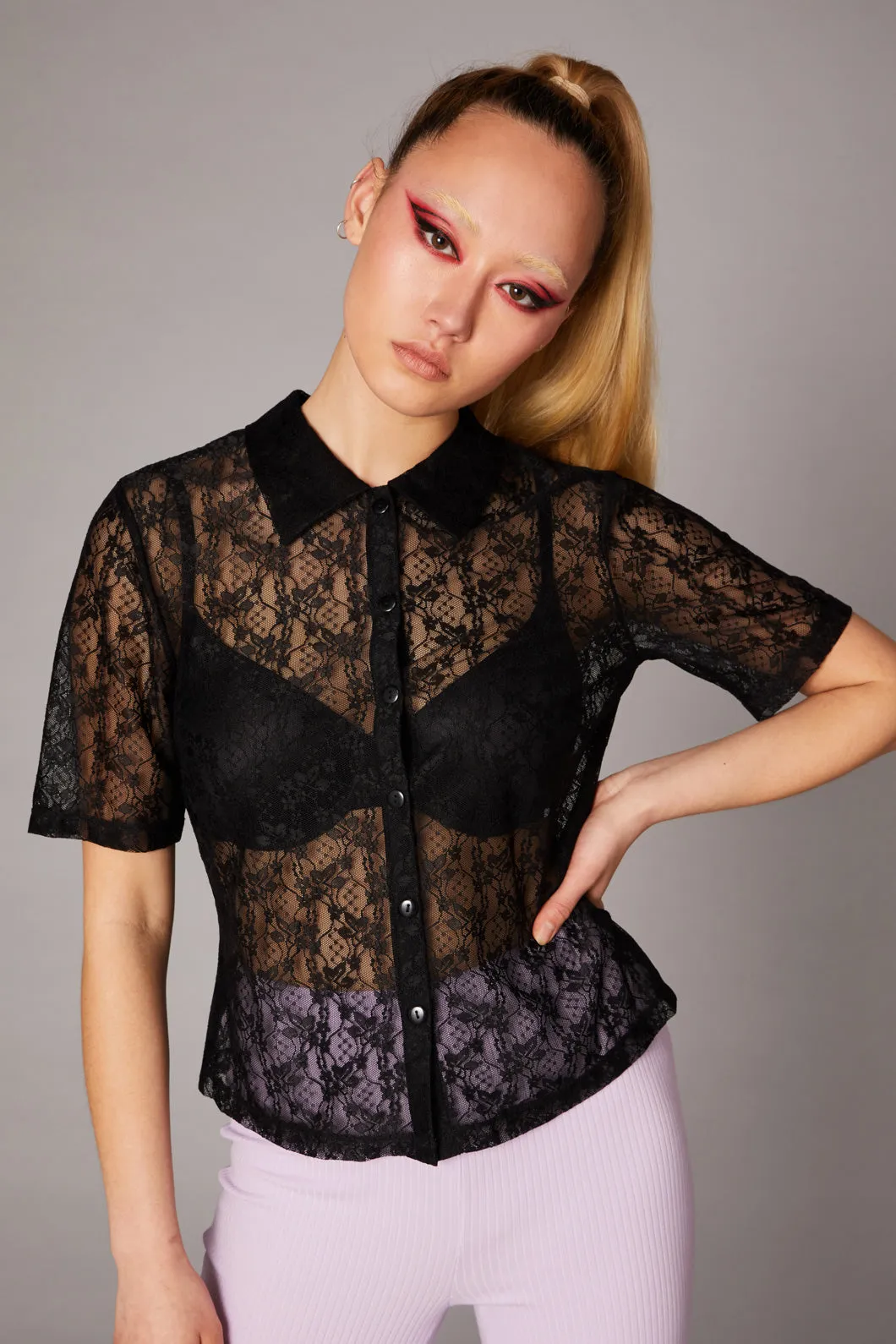 Lace Goth Blouse