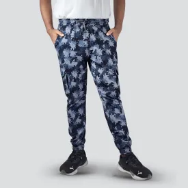 Men's Camo Cargo Pants With 6 Pockets - Grey