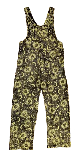 Neon Green Wash Celestial Jumpsuit