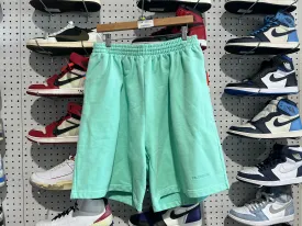 NEW Balenciaga Sweatshorts - Teal Size Medium