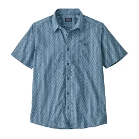 Patagonia Men's Go To Shirt Kaleidoscope: Still Blue