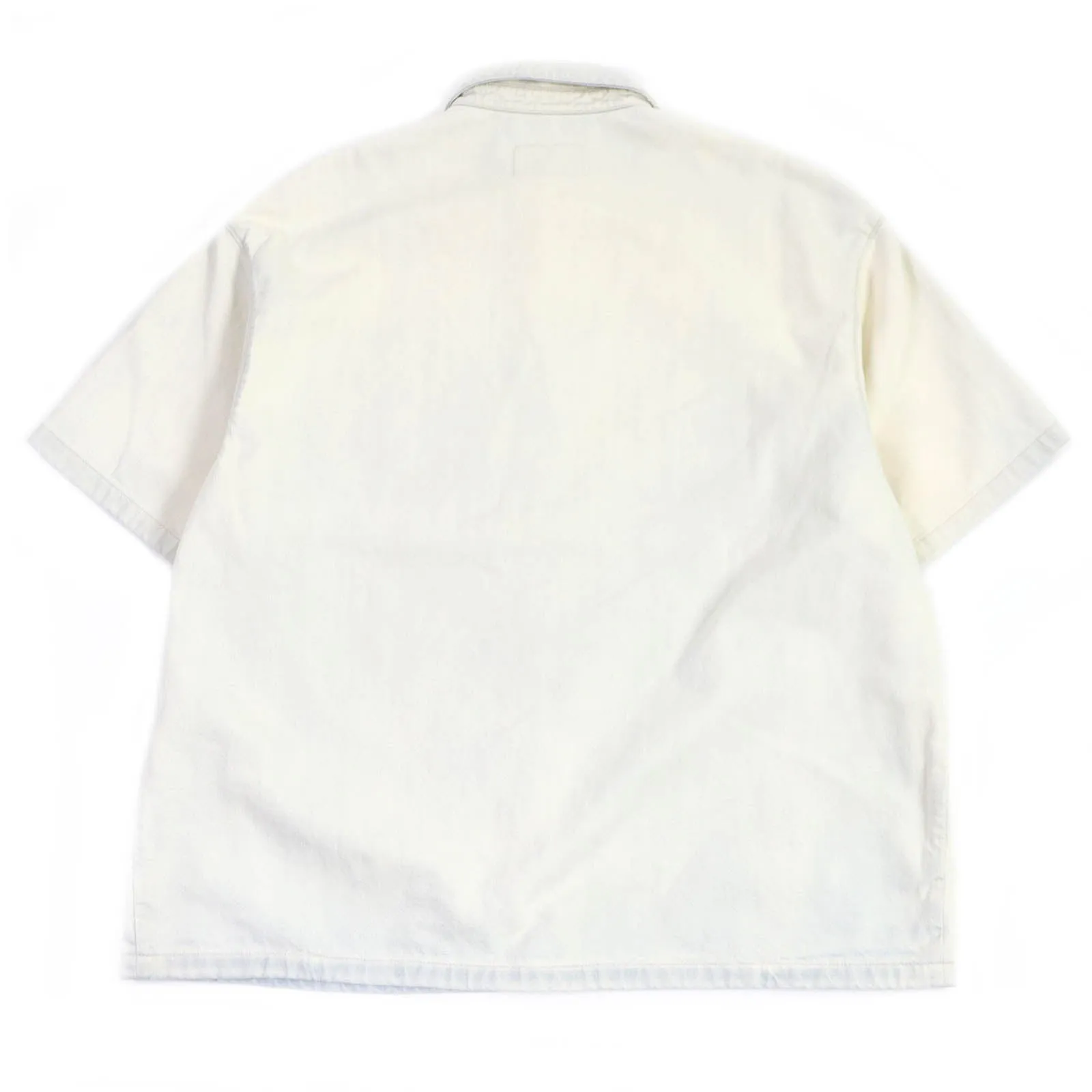 PRADA Denim Jacket GEC067 Main: 100% cotton leather, part: calf leather White type mens XXL Used