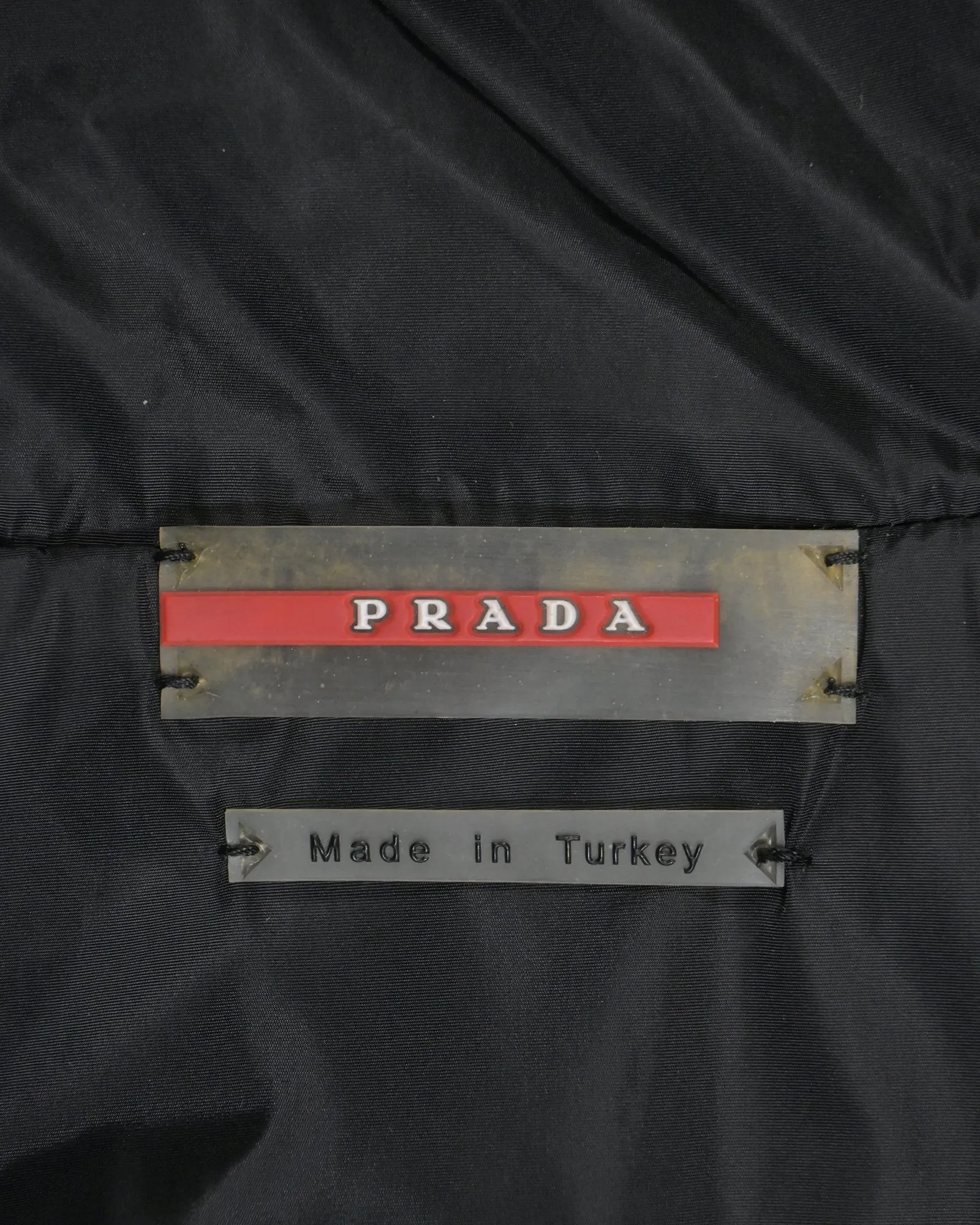 Prada Hooded Jacket in Black Leather