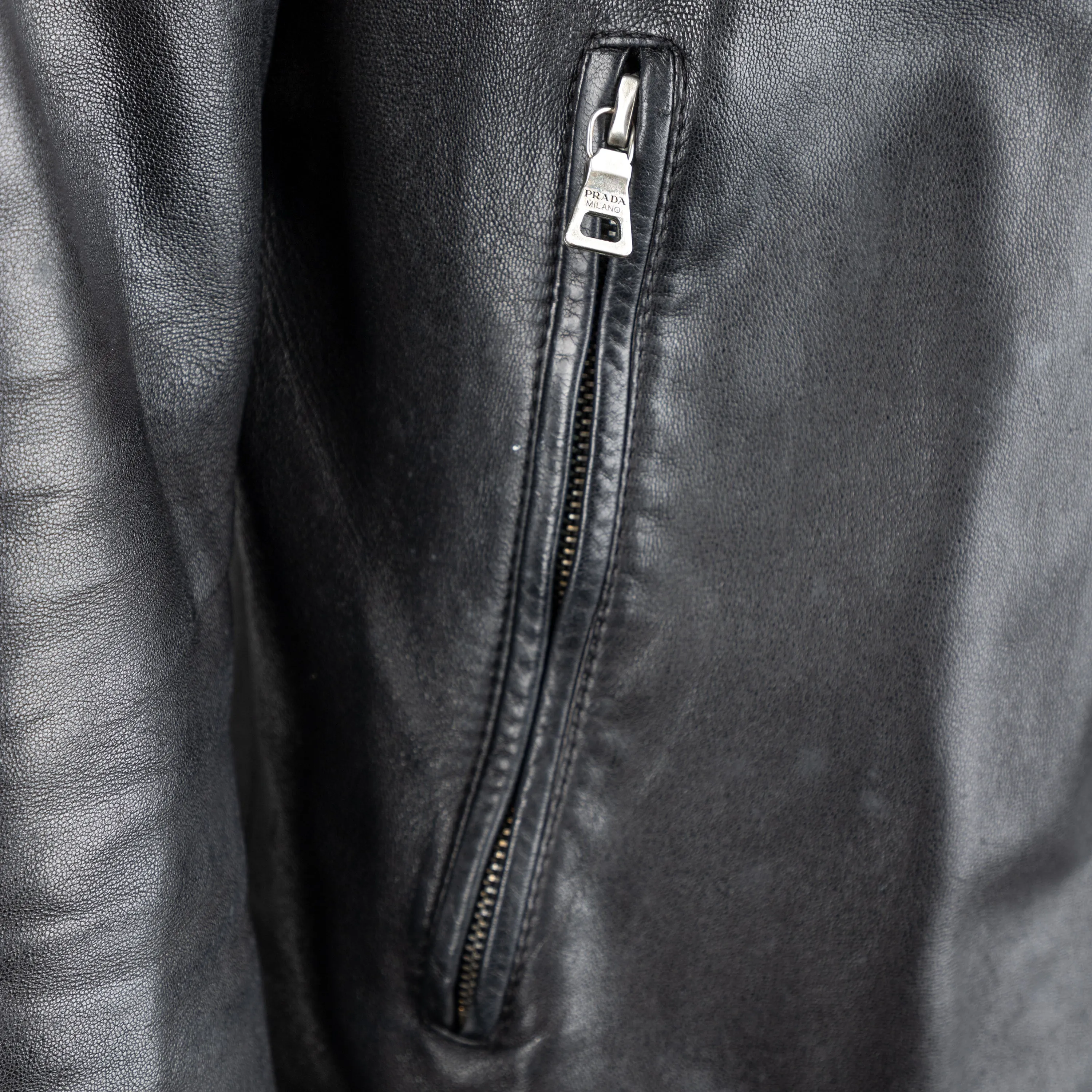Prada Leather Jacket - '00s