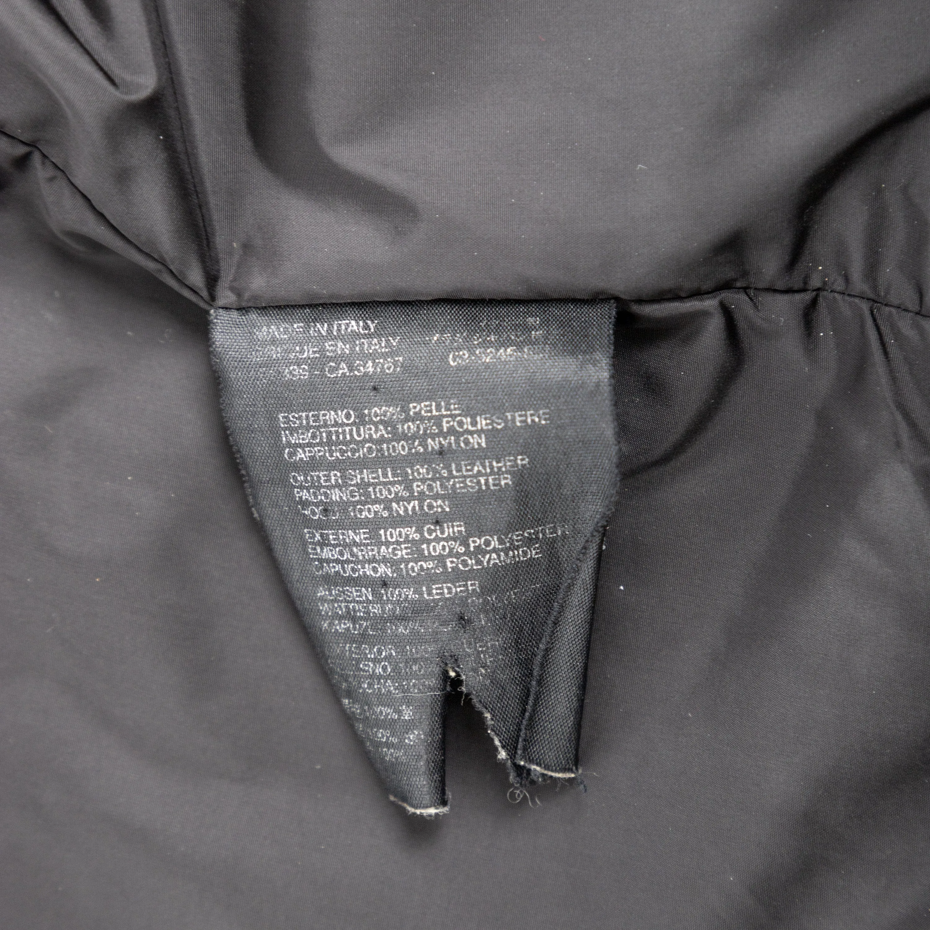 Prada Leather Jacket - '00s