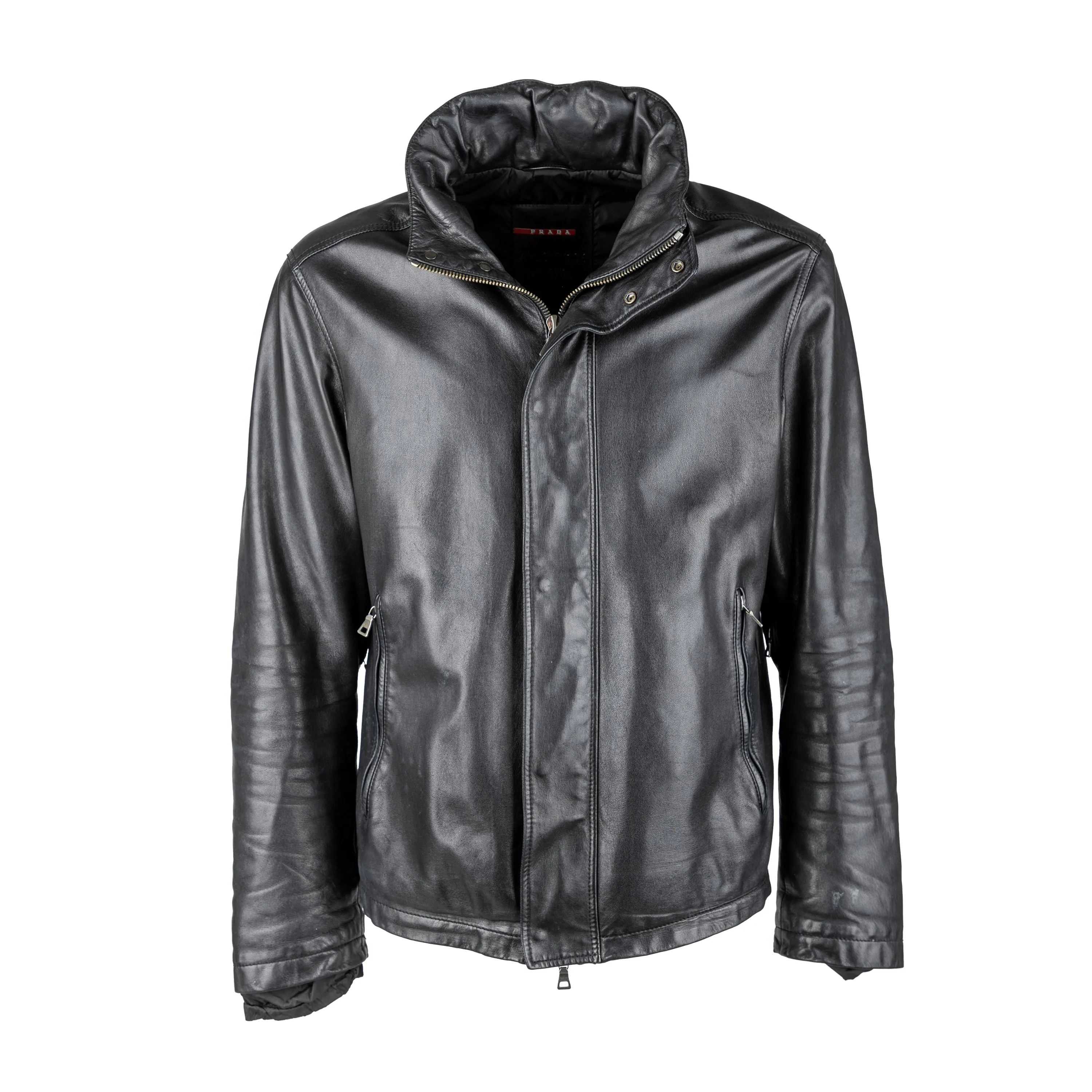 Prada Leather Jacket - '00s