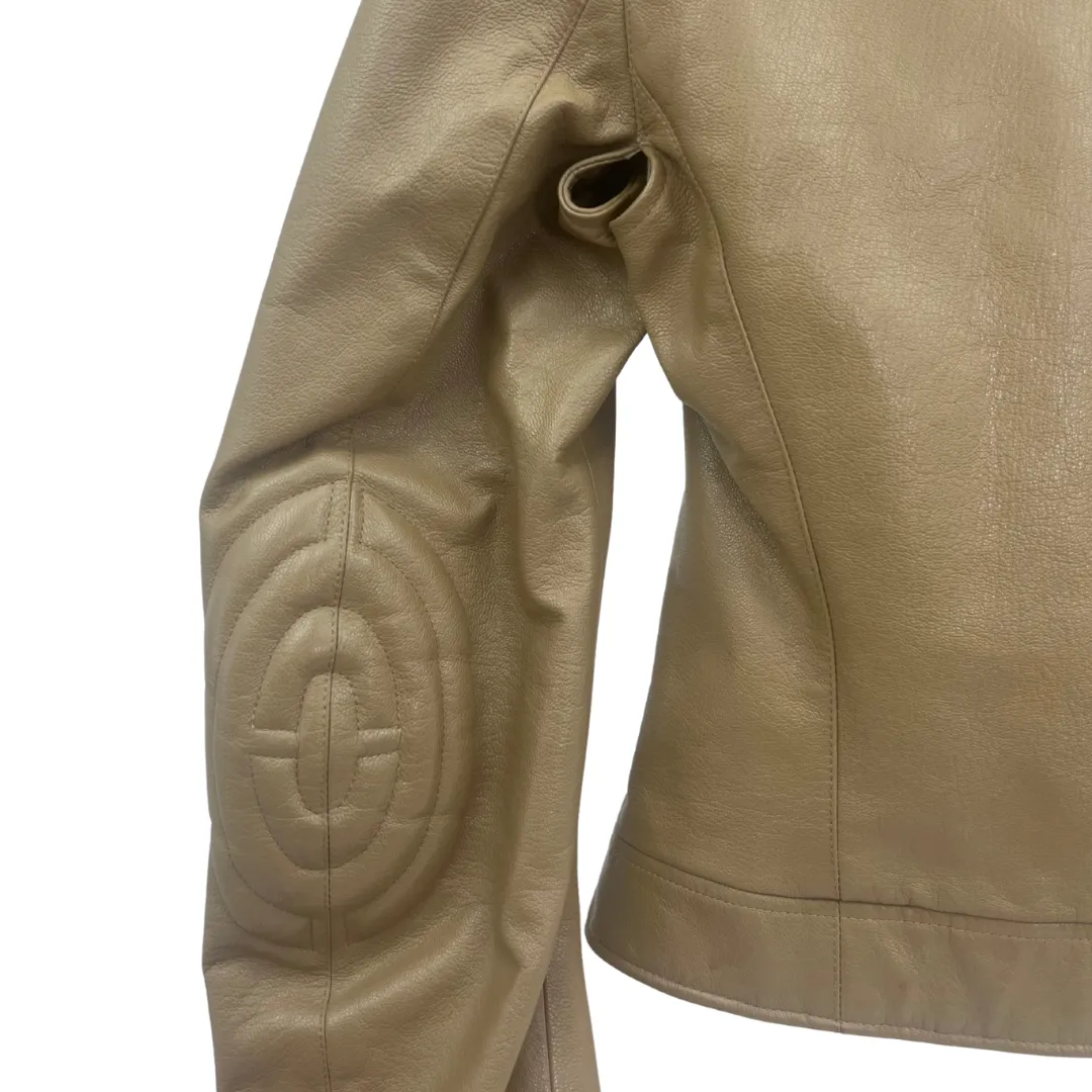 Prada Moto Leather Jacket (Size 44)