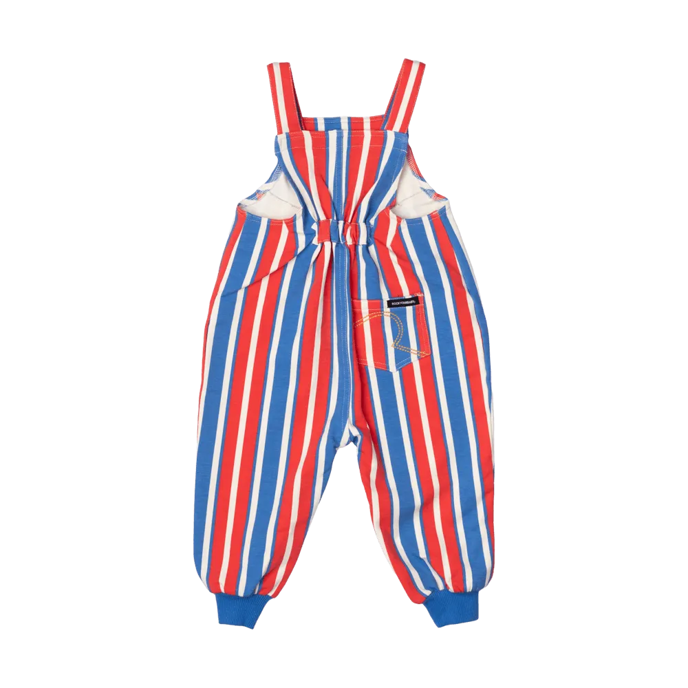 Rock Your Baby Overalls - Nautical Stripe