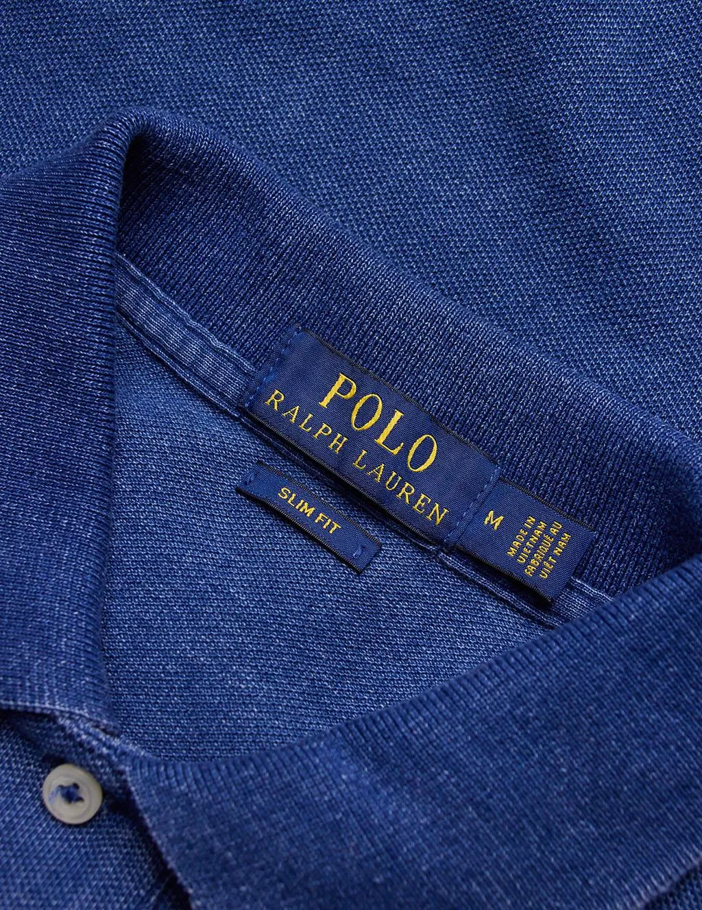 Slim Fit Mesh Polo Shirt