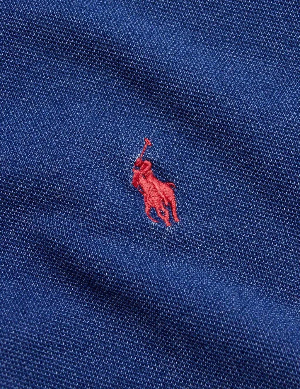 Slim Fit Mesh Polo Shirt