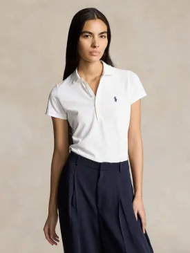 SLIM FIT STRETCH POLO SHIRT Hvit