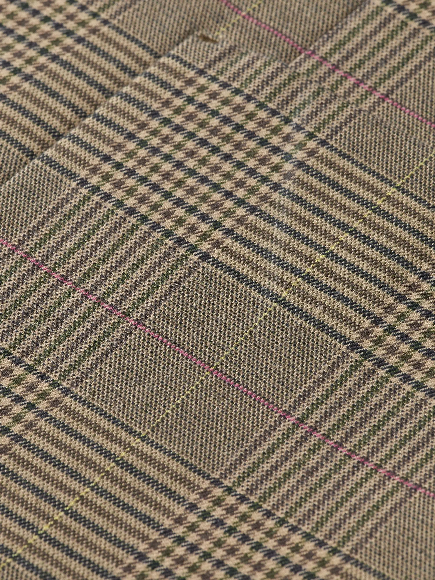 Yarn-dyed checked blazer