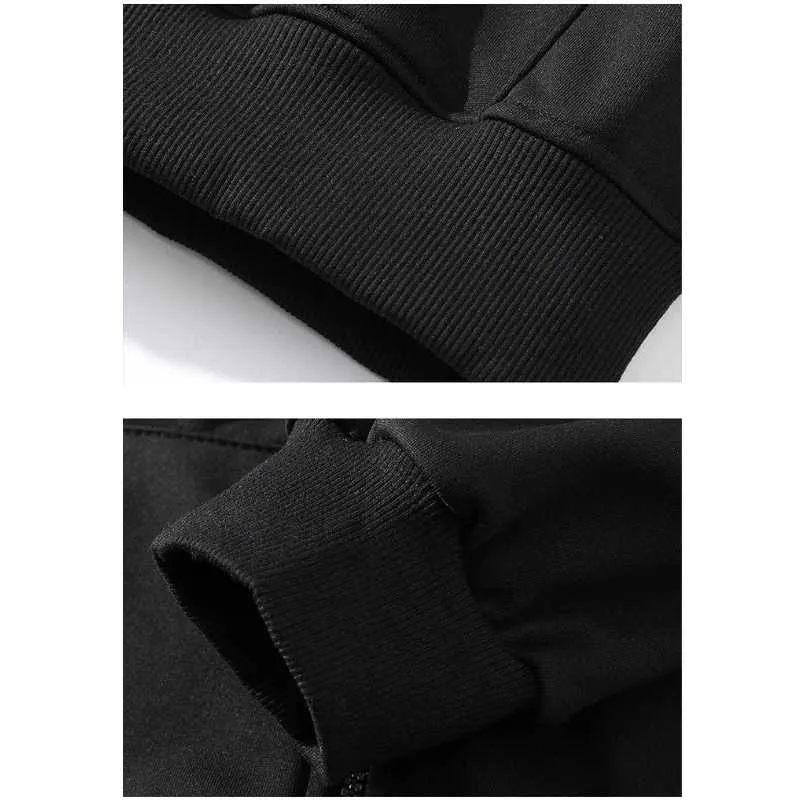 Zipper Hoodie Oversized Solid Colors